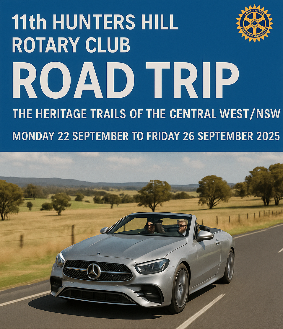 11TH ANNUAL ROAD TRIP "Cruise the Country – Rotary’s Great Central West Road Trip!" 11TH ANNUAL ROAD TRIP "Cruise the Country – Rotary’s Great Central West Road Trip!"